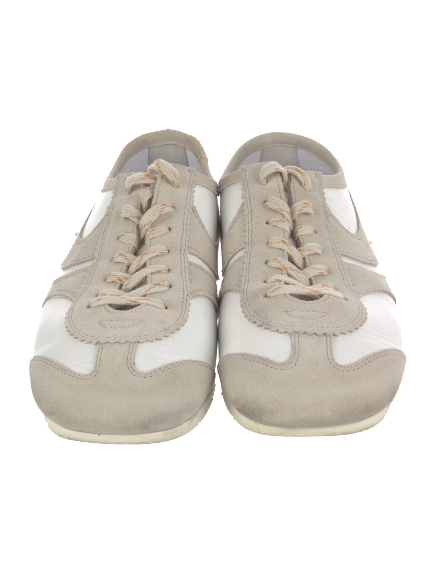 Dries Van Noten Leather Printed Sneakers